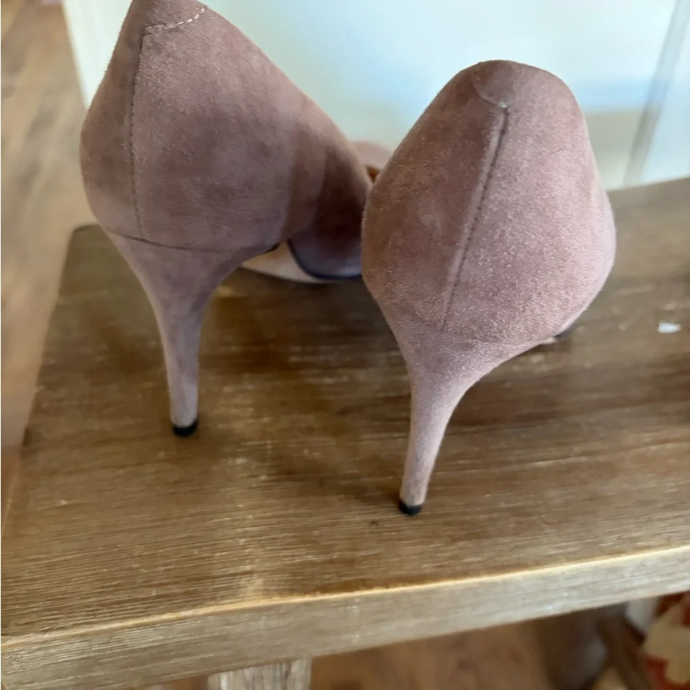Giuseppe zanotti suede heels PRISTINE 39 classic taupe